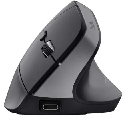 Trust Bayo+ Ratón Vertical Ergonómico Inalámbrico Negro